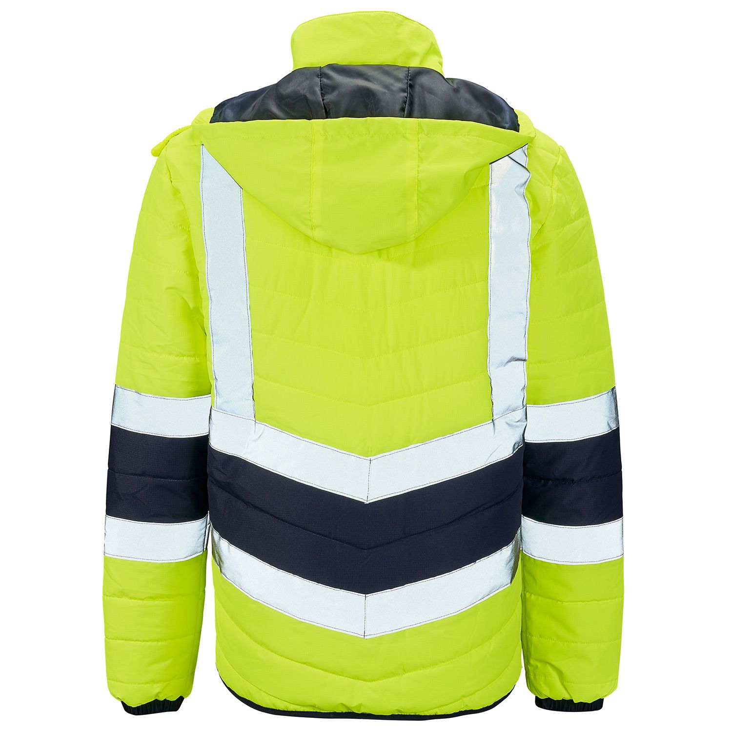 SUPERTOUCH Hi Vis Yellow 2 Tone Puffer Jacket | Welding and Safety ...